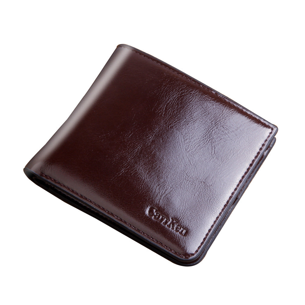 Short zippered wallet