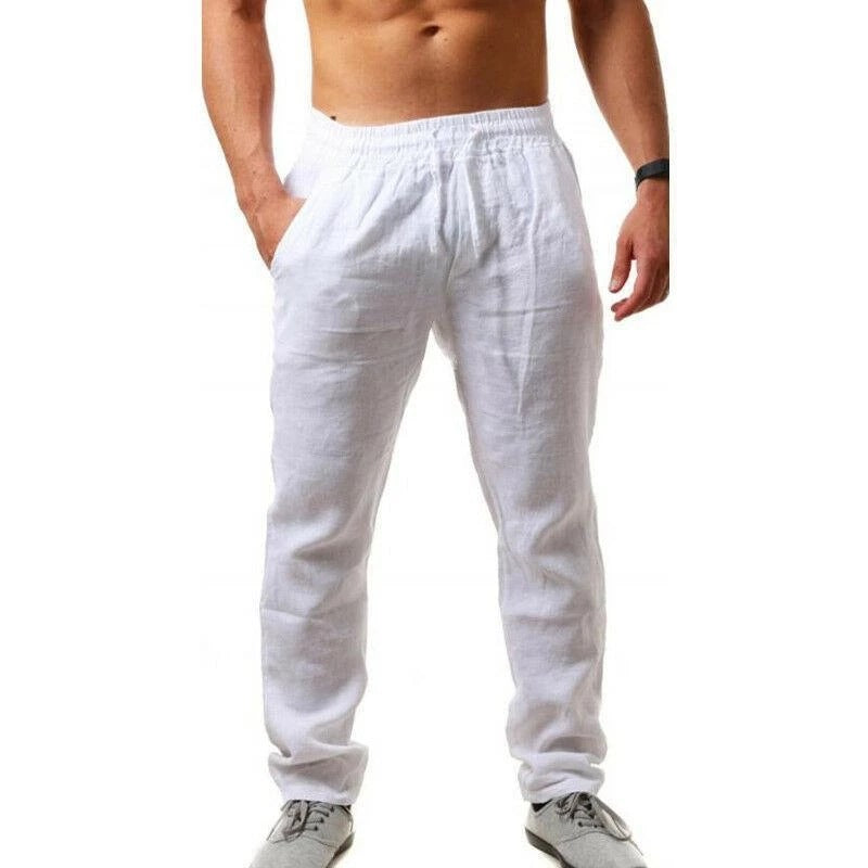 Cotton And Linen Sports Trousers