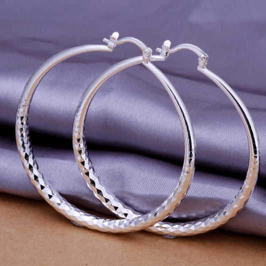 Big hoop earrings