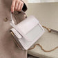 Solid color crossbody square bag