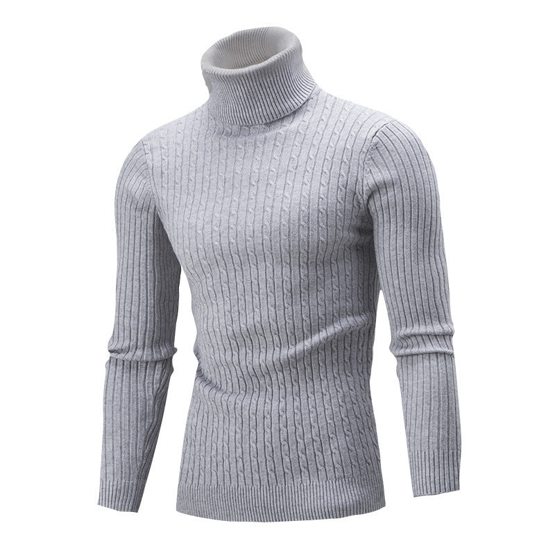 Slim-fit Men's Color Sweater