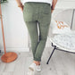 Slim fit skinny stretch pants