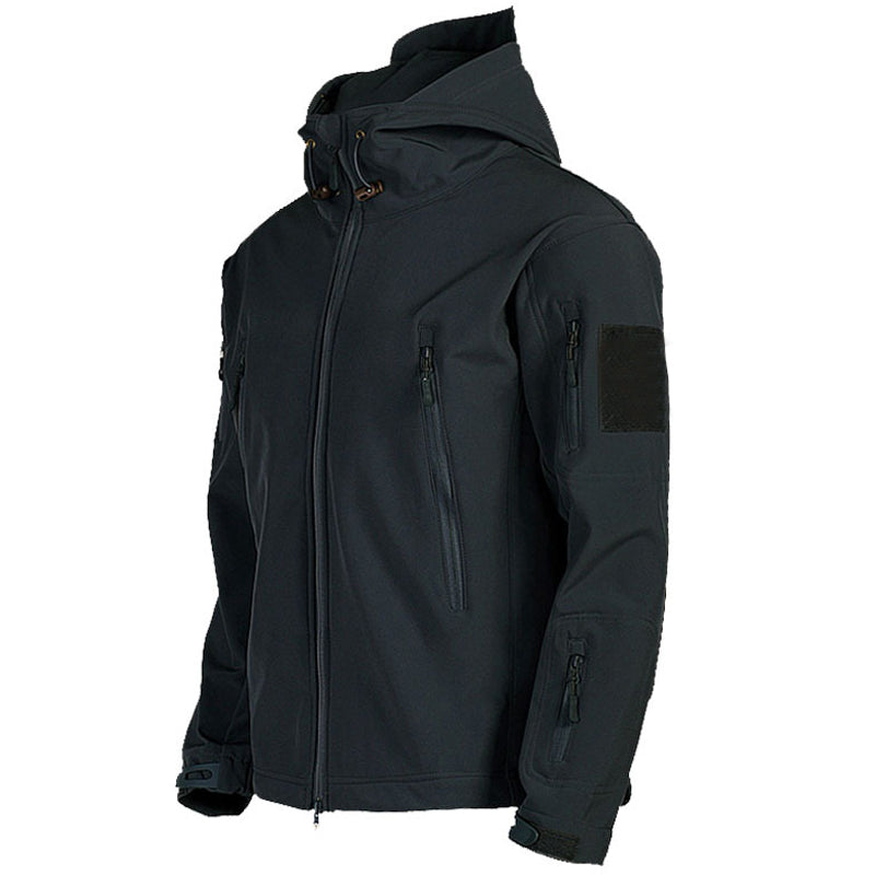 Soft Shell Windproof Hooded Jacket