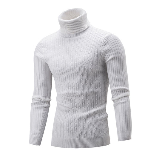 Slim-fit Men's Color Sweater