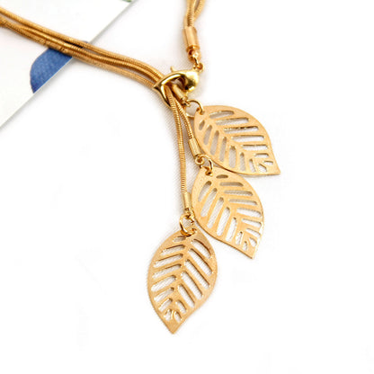 Hollow Leaf Bracelet