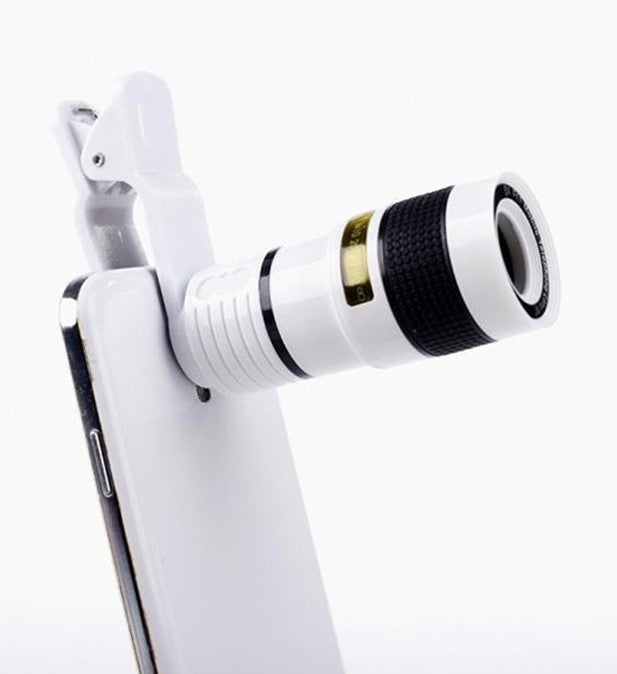 Clip-On Retractable Zoom Telescope Camera Lens For mobile Phone