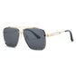 Mens  Double Beam Cut Edge Sunglasses