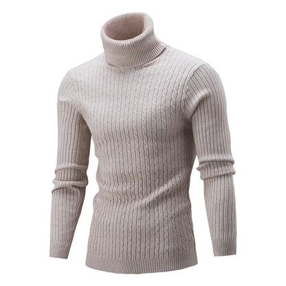 Slim-fit Men's Color Sweater