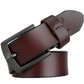 Dynamic buckle leather belt