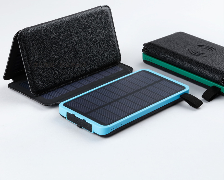 10000 mAh wireless induction solar charging treasure