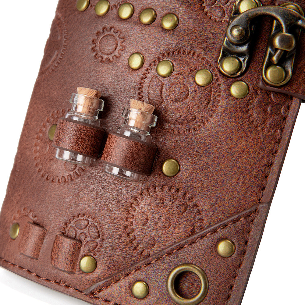 Steampunk ladies long wallet