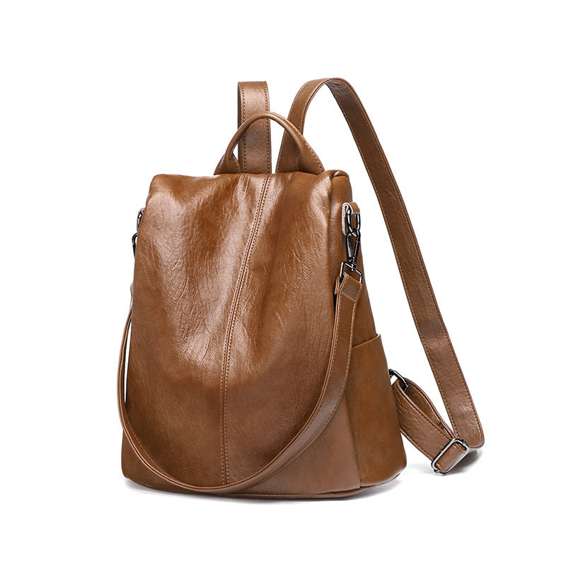 Anti-theft Soft Leather bag