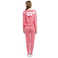 Printed long sleeve sports suit