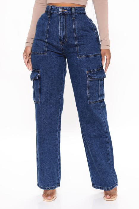 High Waist Baggy Jeans