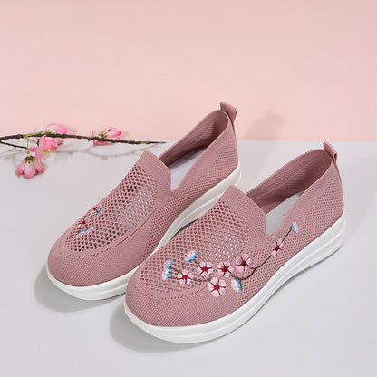 Flowers Embroidery Shoes