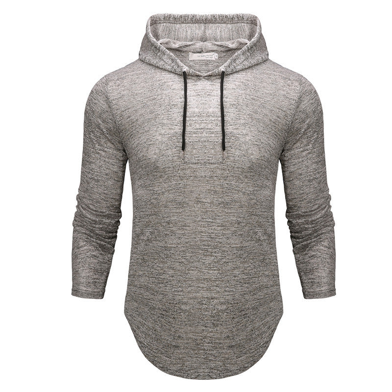 European Fashion Solid Color Hoodie