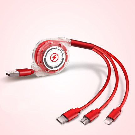 Telescopic charging cable