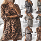 snake print shirt dress