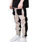 Trendy Casual Block Straight Large Pants