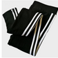 Side stripe sport versatile slim leggings