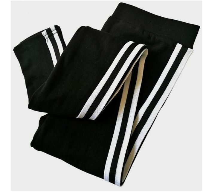 Side stripe sport versatile slim leggings