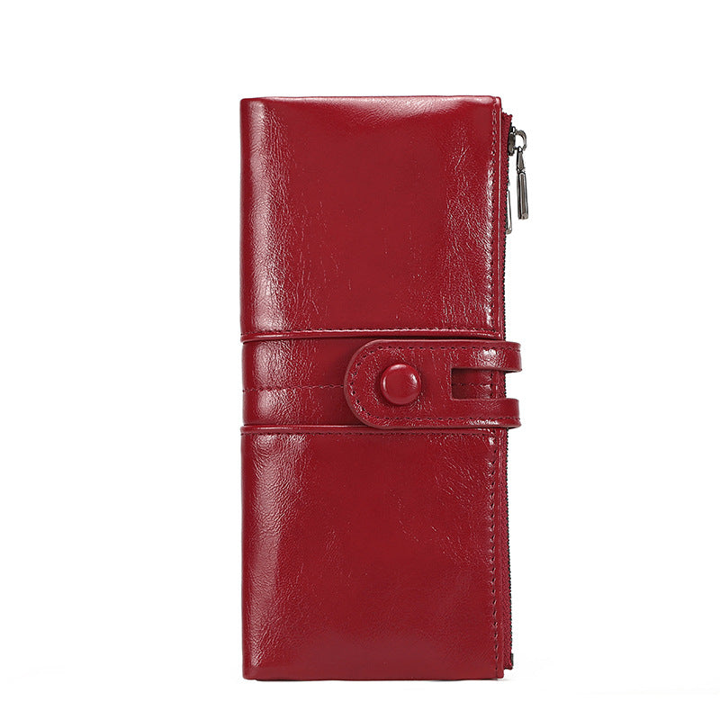 Anti-magnetic Long Vintage Wallet