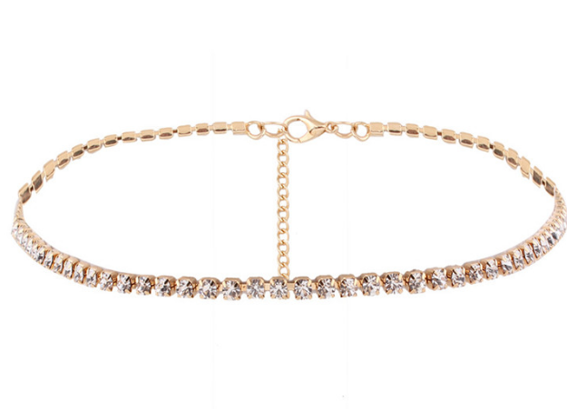 Christmas Crystal Choker Necklace