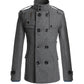Men's woolen trench coat