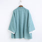 Chinese Style Buttoned Long Sleeves top