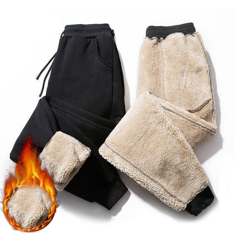 Warm Fleece Drawstring Pants