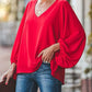 V-neck long sleeve