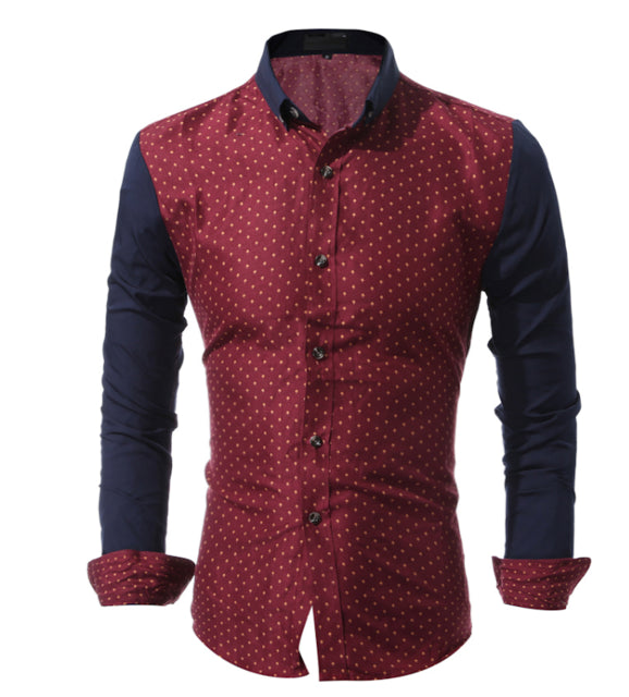 Mens Button Down Collared Shirts