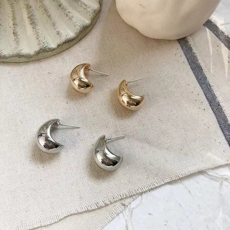 Metal Drop Earrings
