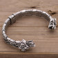 Wolf Head Viking Bracelet