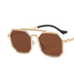 Polygonal Double Bridge Sunglasses