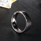 Mens Black Titanium Steel Ring