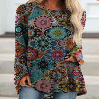 Loose Pullover Long Sleeves top