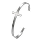 C- Shaped Cross Bracelet