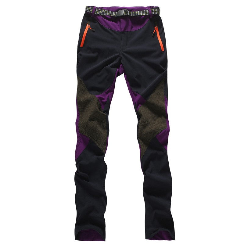 Outdoor climbing color matching quick-drying stretch pants