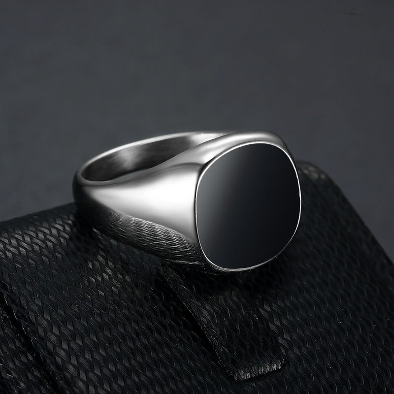 Square  Mens Ring