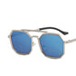 Polygonal Double Bridge Sunglasses