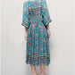 Bohemian print big dress