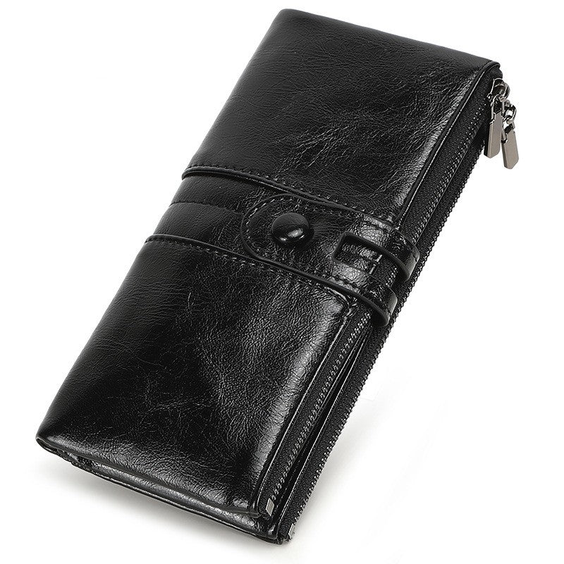 Anti-magnetic Long Vintage Wallet