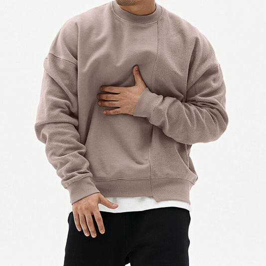 Round Neck Sweater Loose Men