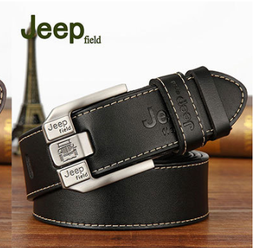 Men's leather belt