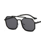 Polygonal Double Bridge Sunglasses