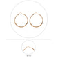 Alloy ring earrings