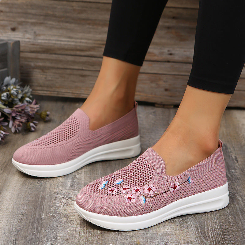 Flowers Embroidery Shoes