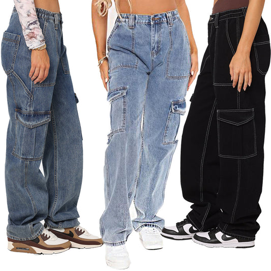 High Waist Baggy Jeans