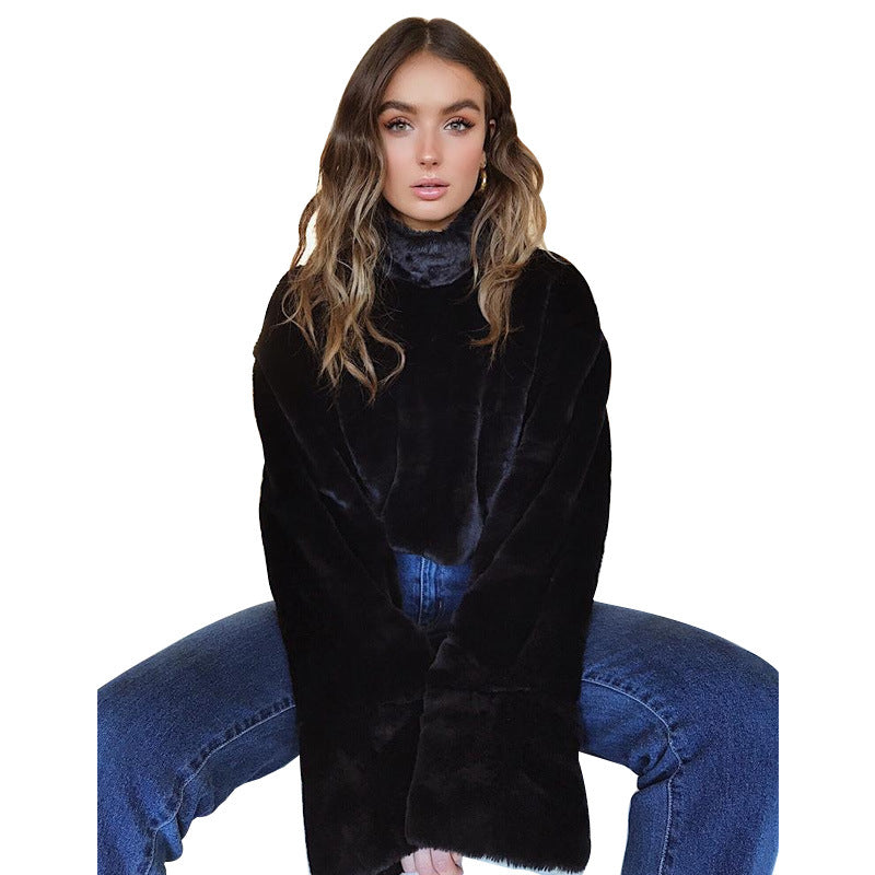 Autumn winter rabbit fur Sweater